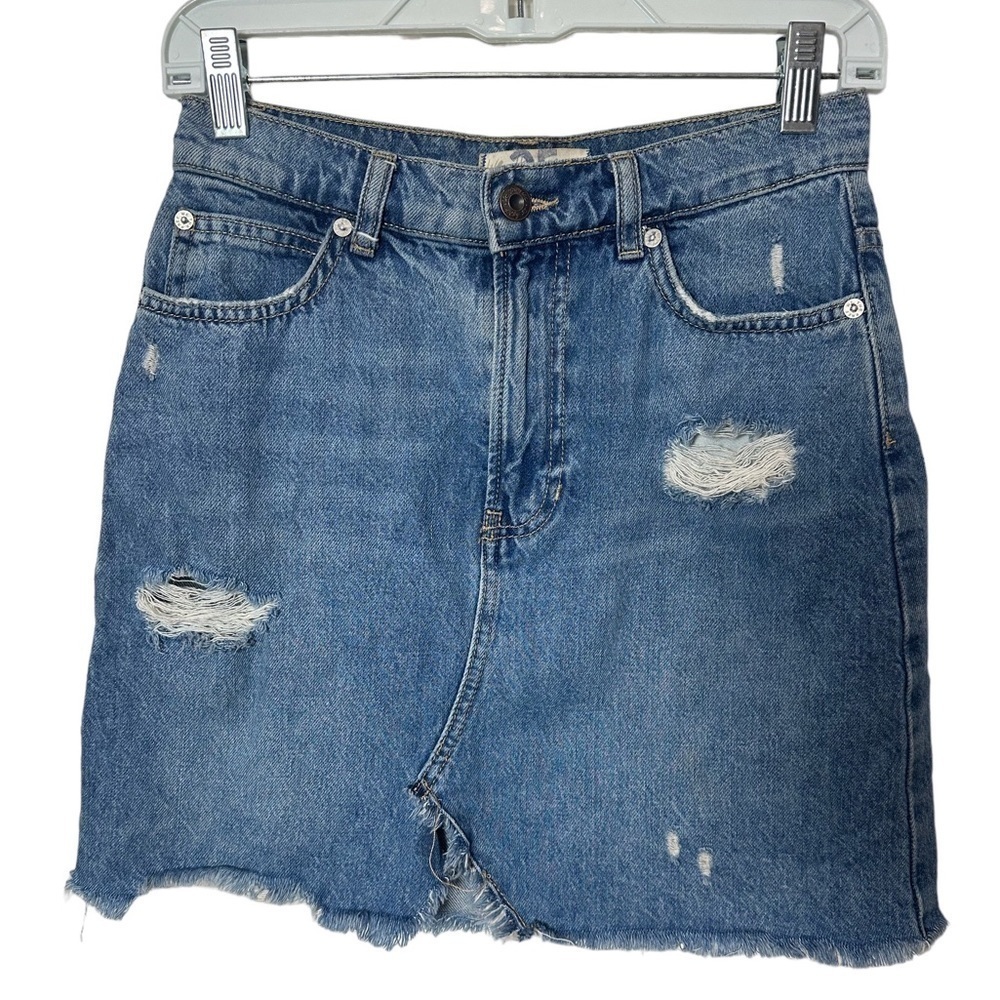 We The Free Skirt Jean size 25 Free People